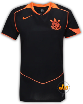 Camisa Corinthians III 25/26 Nike (Feminina) Preto e Laranja