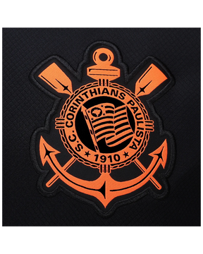 Camisa Corinthians III 25/26 Nike (Masculina) Preto e Laranja