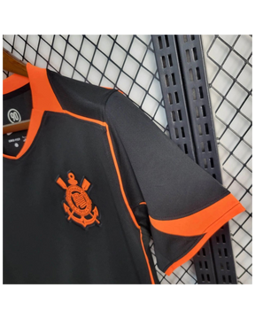 Camisa Corinthians III 25/26 Nike (Masculina) Preto e Laranja