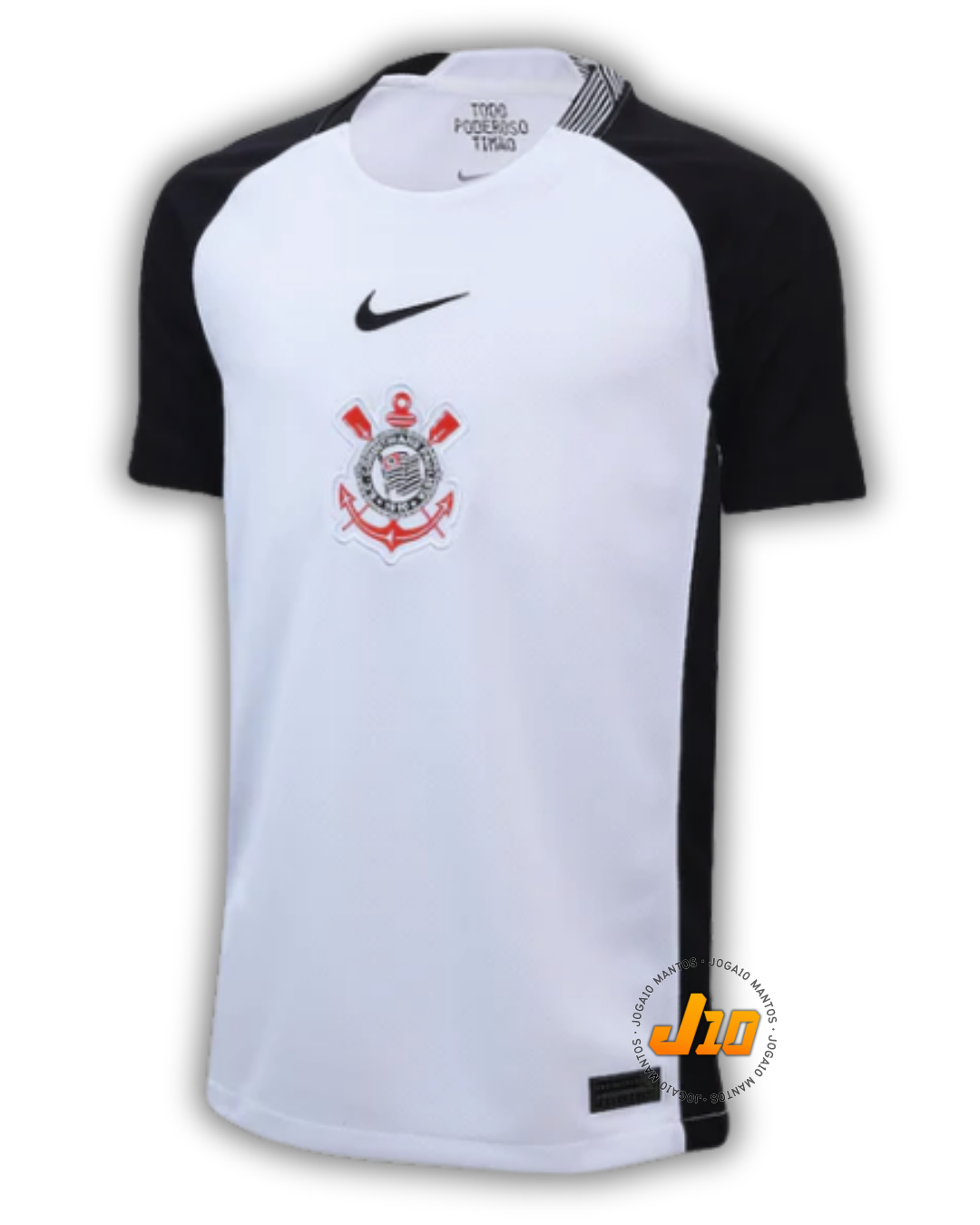 Conjunto de Treino Corinthians I 25/26 Nike - Branco e Preto
