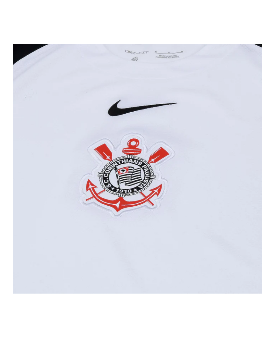 Conjunto de Treino Corinthians I 25/26 Nike - Branco e Preto