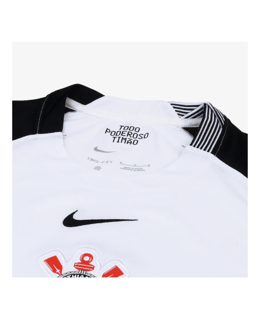Conjunto de Treino Corinthians I 25/26 Nike - Branco e Preto