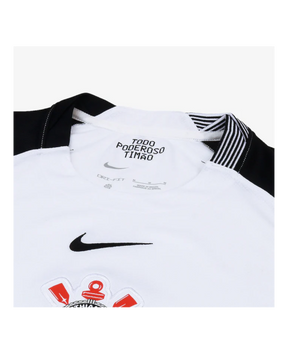 Conjunto de Treino Corinthians I 25/26 Nike - Branco e Preto