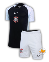 Conjunto de Treino Corinthians II 25/26 Nike - Preto e Branco