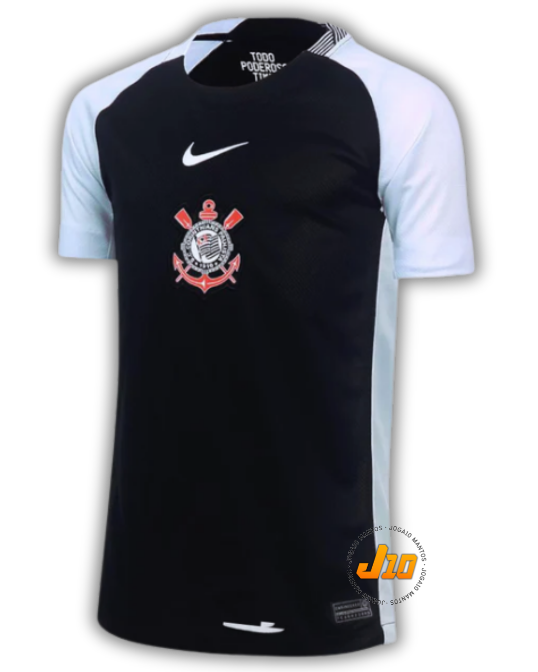 Conjunto de Treino Corinthians II 25/26 Nike - Preto e Branco