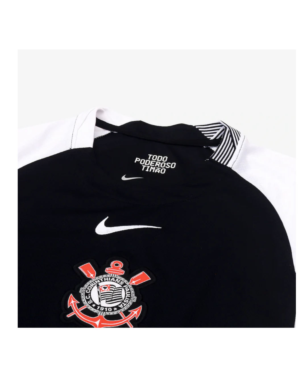 Conjunto de Treino Corinthians II 25/26 Nike - Preto e Branco