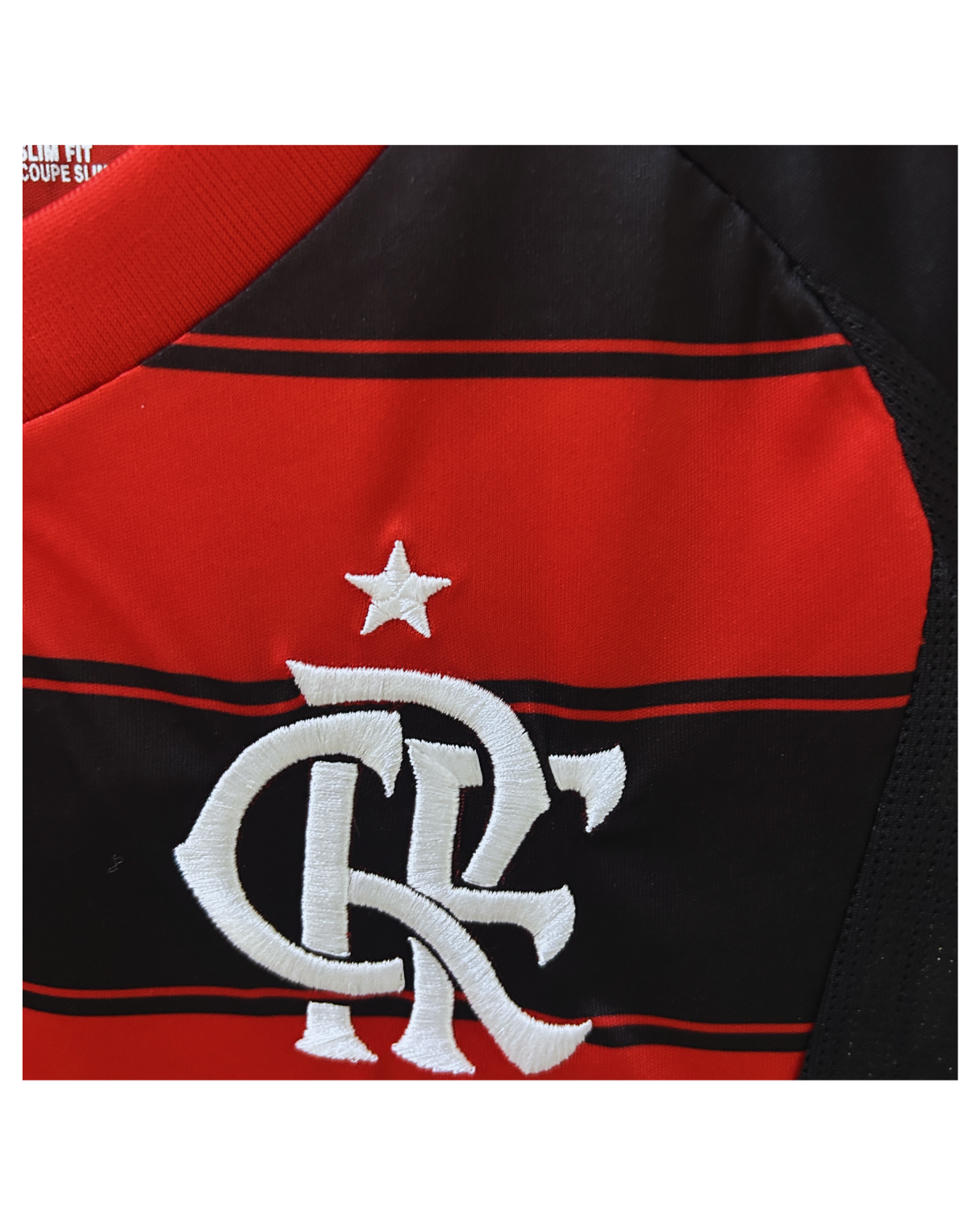 Conjunto Infantil Flamengo I 25/26 Adidas - Preto e Vermelho
