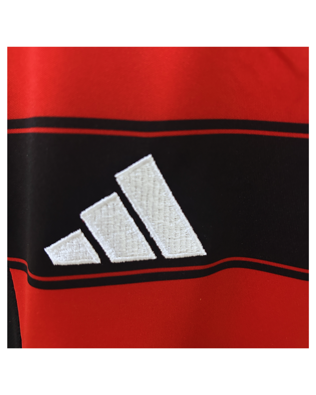 Conjunto Infantil Flamengo I 25/26 Adidas - Preto e Vermelho