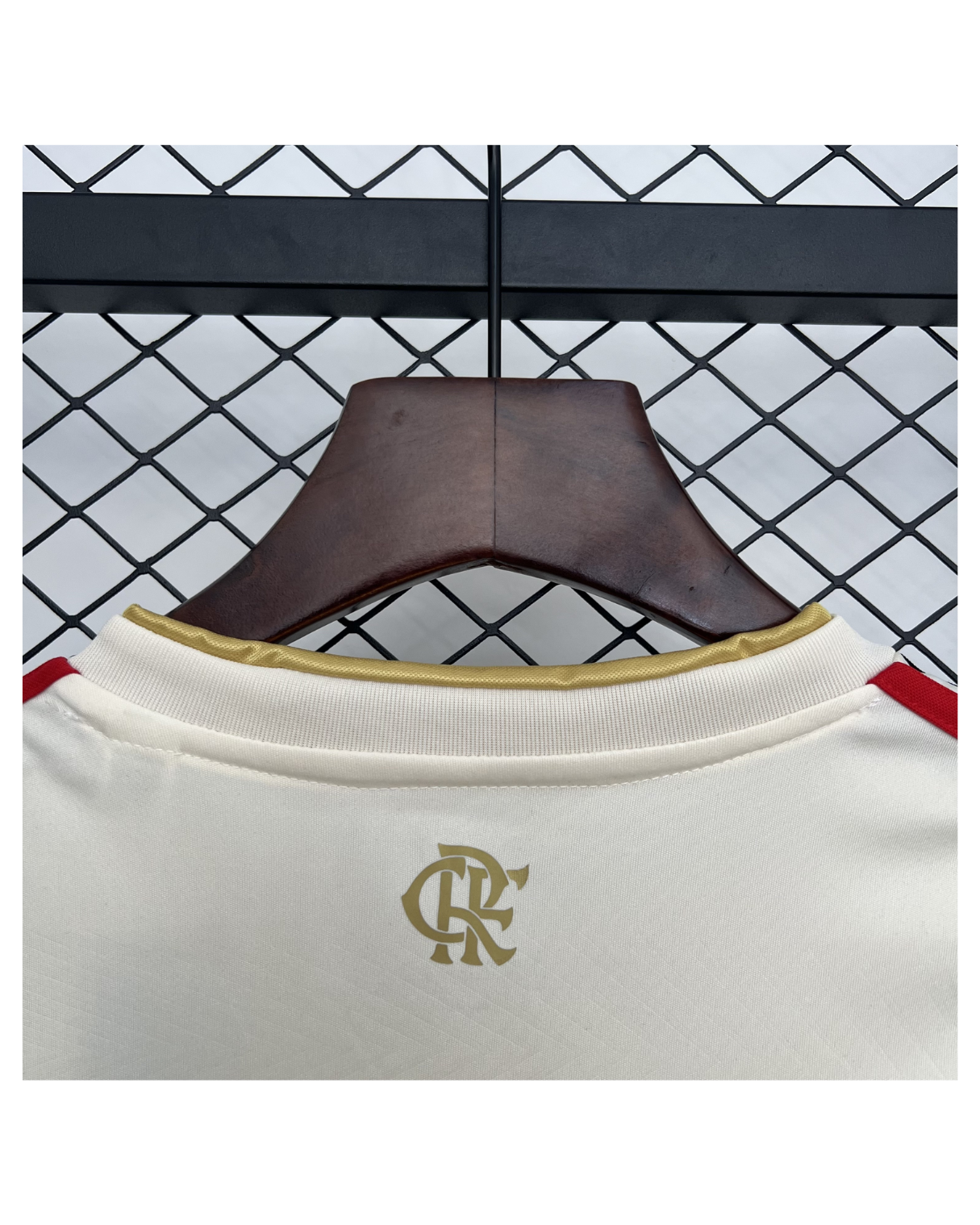 Conjunto Infantil Flamengo III 25/26 Adidas - Bege